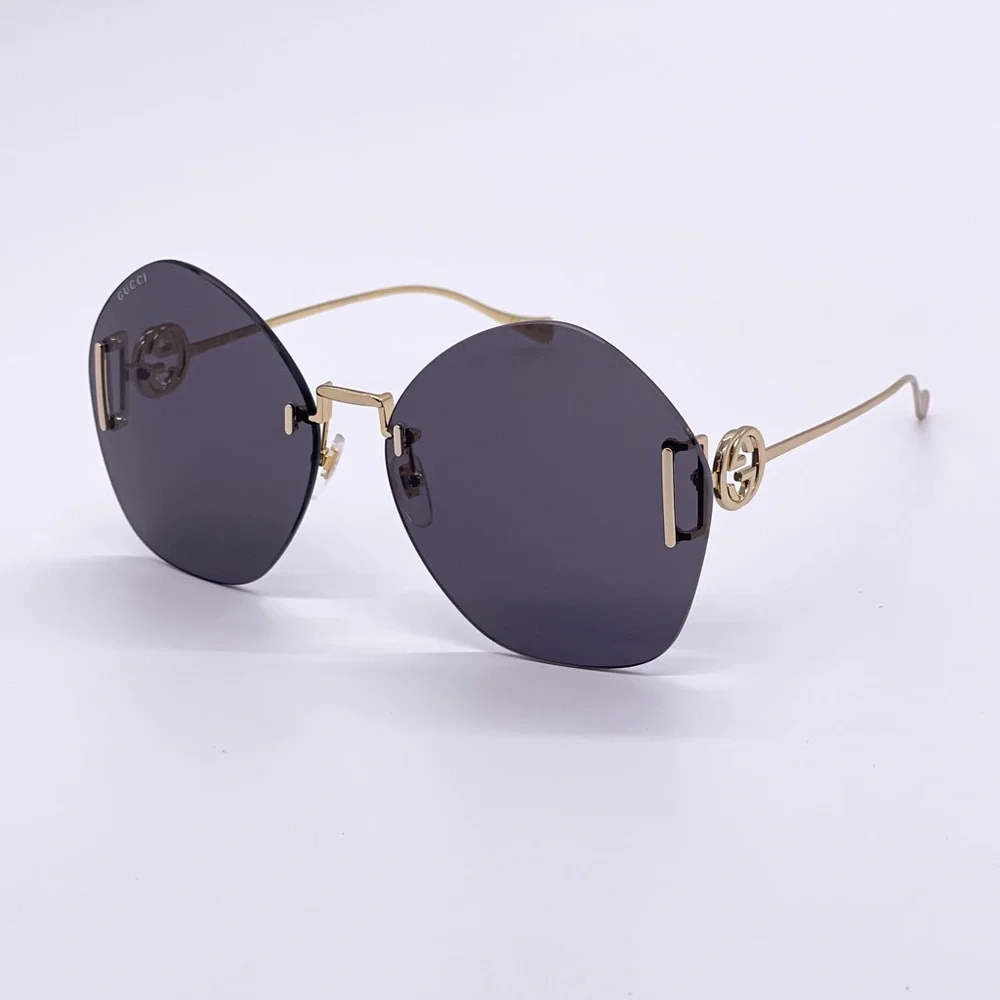 NEW GUCCI WOMEN GREY SUNGLASSES